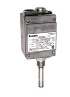 Barksdale ML1H Series Temperature Switch, 125/250 VAC/VDC, 480 VAC, 10/3/0.5/0.25 A, 75 to 200 Deg F Adjustable, 1 to 3 Deg F Differential, 1SPDT, Snap-Action, NEMA 4, 304 Stainless Steel Sensor, Single Setpoint, Water/Dust Tight