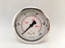 1500PSI/KPA PRESSURE GAUGE 1.5" LIQD FILLED 1/8"CBM 1.5% ACCURACY 304SS