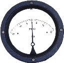 PISTON TYPE GAUGE MODEL 120, 0-10 PSID, 2.5" DIAL