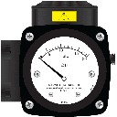 MIDWEST 142 SERIES DIFFERENTIAL PRESSURE GAUGE, 0-20"H2O, ALUMINUM BODY,  1/4"NPT FEMALE END CONNECTIONS, WALL MOUNT KIT