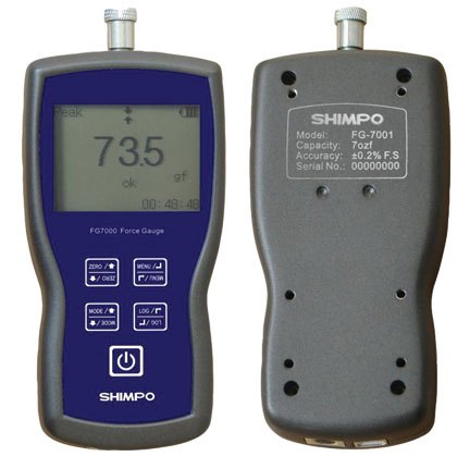 FG-3007, 44 lb (20 kg) Capacity Compact, Digital Force Gauge, Data Output