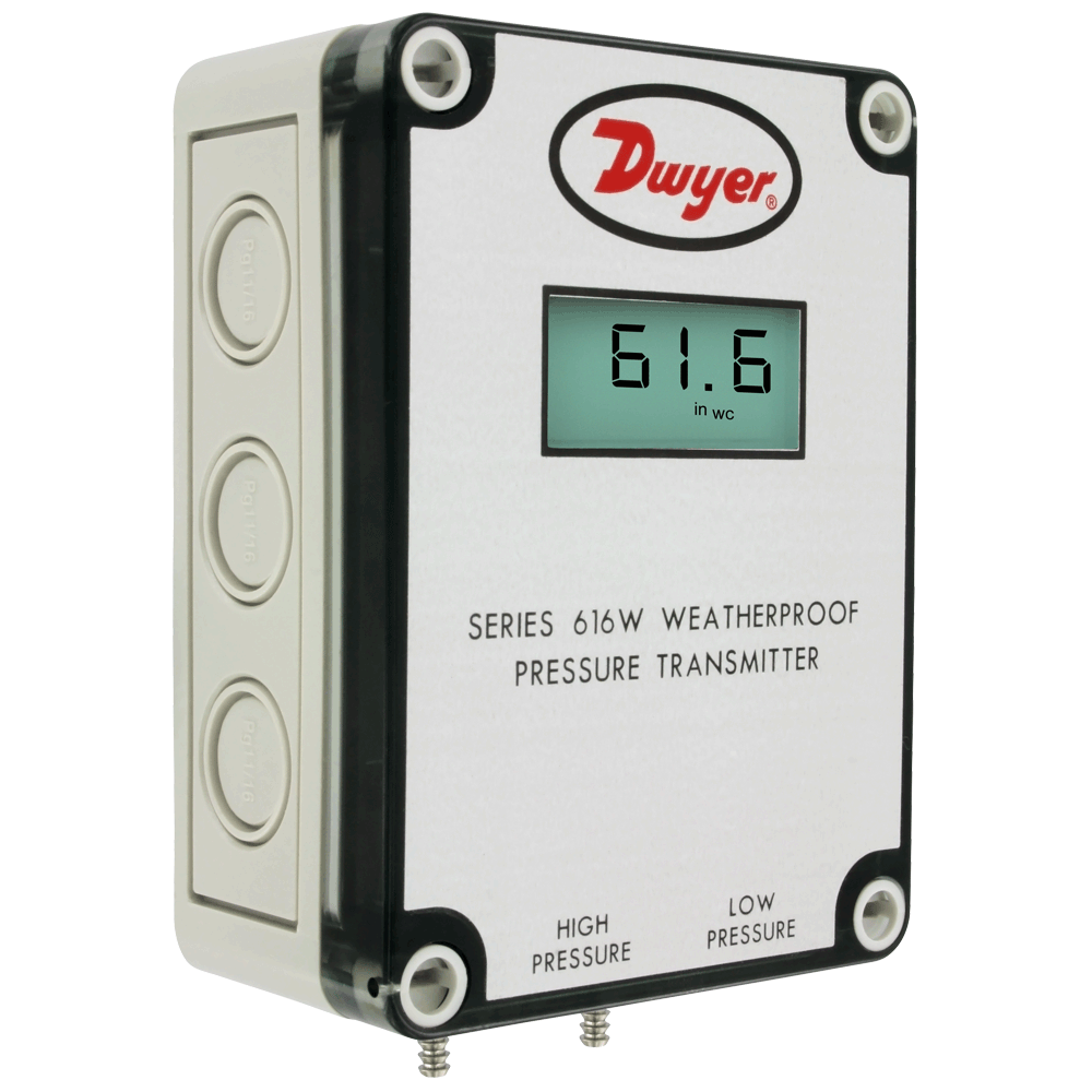 DP TRANSMITTER -3-0-3"WC, LCD DISPLAY, NEMA 4X ENCL