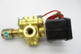 Asco 4 Way Solenoid Valve,  1/4"NPT, Brass Body,  Explosion Proof, Manual Operator