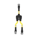 M12 Quick Disconnect Splitter Cable (CSS-M12F83M12M81M12F81)