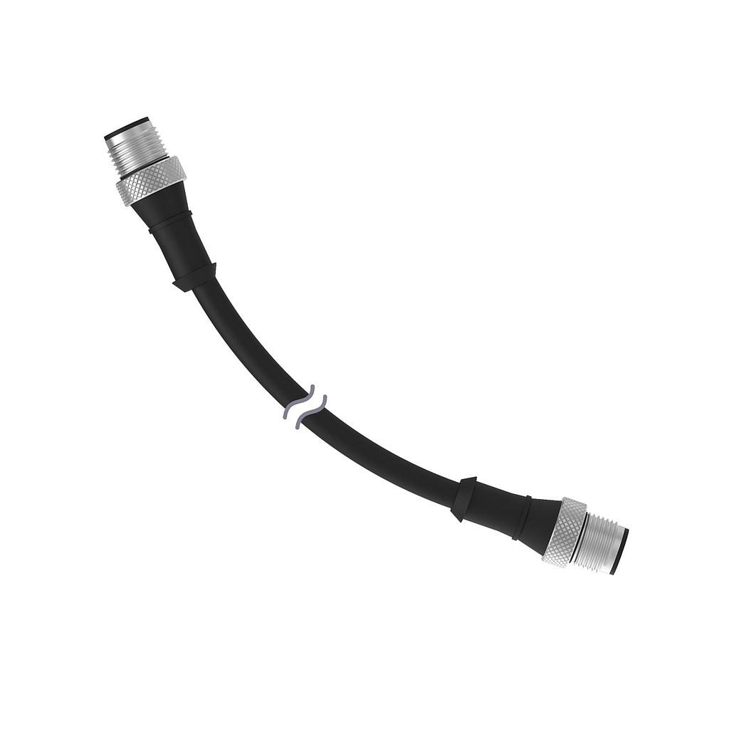 Cordset A-Code M12 to A-Code M12 Double Ended (MQLH-801-MM)