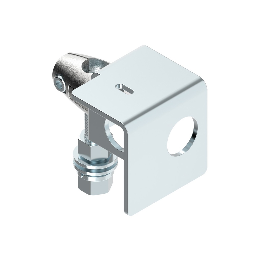 Bracket: Protective Swivel with Tilt and Pan Movement 18mm Mounting Hole M10-1.5x50 Bolt Thread (SMB18AFAM10)