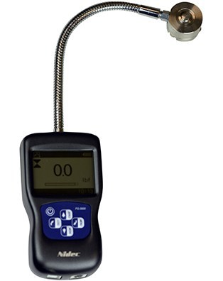 Shimpo 50 kN capacity (11 klbf) Digital Force Gauge with Integral Ring Sensor, Data Output