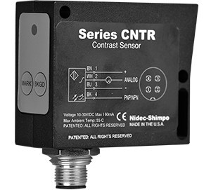 Shimpo Contrast Sensor with M12 Connection, NPN/PNP and Analog Output