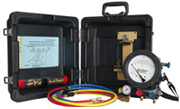 Mid-West Backflow Test Kit, 5-Valve w/Removable Gauge