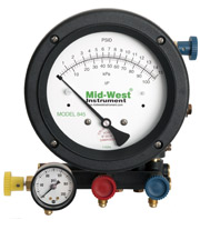 Mid-West Backflow Test Kit, 5-Valve w/Case and Fittings