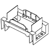 BMK11- CUB5 or MLPS DIN Rail Base Mount Adapter Kit