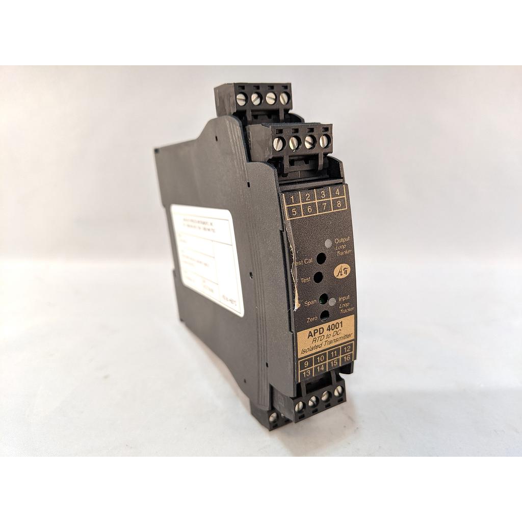 RTD to DC Isolated Transmitter, Factory Ranged