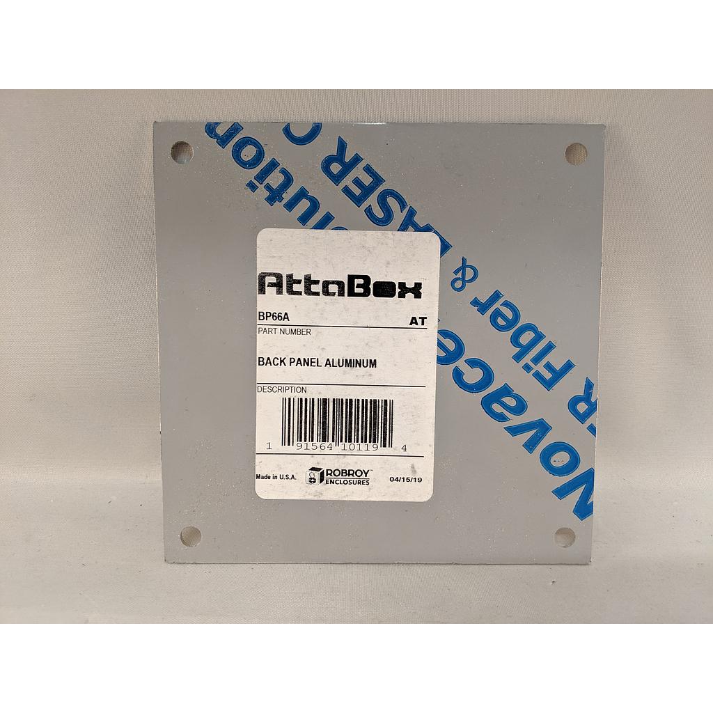 Heartland Series Standard Aluminum Back Panel 6 x 6 in.