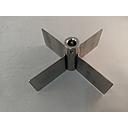 Bindicator H-371 Paddle, Large 4-Vane; 2 in x 7 in Diameter with Pins for Roto-Bin-Dicator