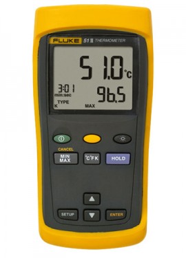 FLUKE 51-II, SINGLE INPUT THERMOMETER