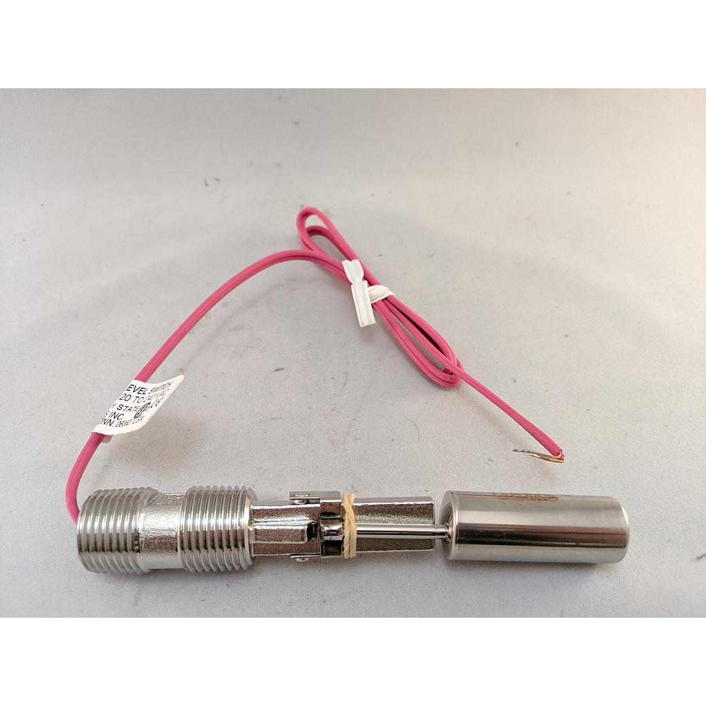 Gems LS-7 Series Float Switch, 1/2" NPT Type 9 Mounting, All SS Stem and Float, 20VA Rating