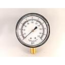 PRESSURE GAUGE, 2.5" DIAL, 1/4" NPT BOTTOM CONNECT, 0-200" H2O