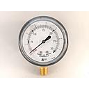 PRESSURE GAUGE, 2.5" DIAL, 1/4" NPT BOTTOM CONNECT, 0-30" H2O
