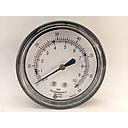 PRESSURE GAUGE, 2.5" DIAL, 1/4" NPT CENTER BACK CONNECT, 0-10 PSI