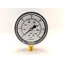 PRESSURE GAUGE 0-30 PSI 2.5" 1/4"BOTTOM CONNECT 2% ACCURACY