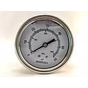 PRESSURE GAUGE 0-60 PSI 63MM 1/4"CBM SS CASE LIQUID-FILLED