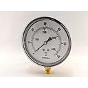 PRESSURE GAUGE 0-60 PSI 3.5" 1/4"BOTTOM CONNECT 2% ACCURACY