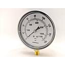 Marsh Pressure Gauge, 3.5" Dial, 0-160 PSI, 1/4" NPT Bottom Connection, 2% Accuracy