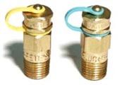 Pete's Plug, 1.5" Long Brass Body and Cap, Nordel Core, 1/2" NPTM 