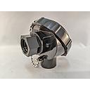 BLACK POLYPROPOLENE WEATHERHEAD 1/2"Process, 3/4" Conduit