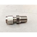 T/C COMPRESSION FITTING, 1/4"TUBE X 1/4"NPT, STAINLESS STEEL COMPRESSION