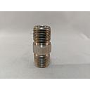 316SS SPRING LOADED FITTING 1/2"NPT X 1/2"NPT .250 BORE