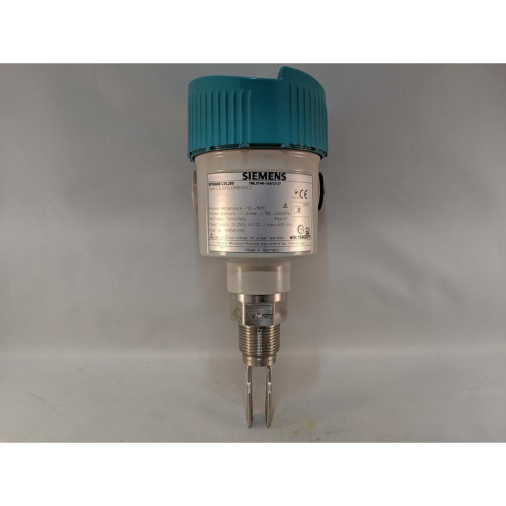 LVL200 VIBRATING LEVEL SW FOR LIQUIDS 20-250VAC/DC 3/4"NPT SIEMENS