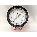 WEKSLER DUPLEX GAUGE 4.5" 0-60PSI 1/4"NPT BOTTOM POLY CASE