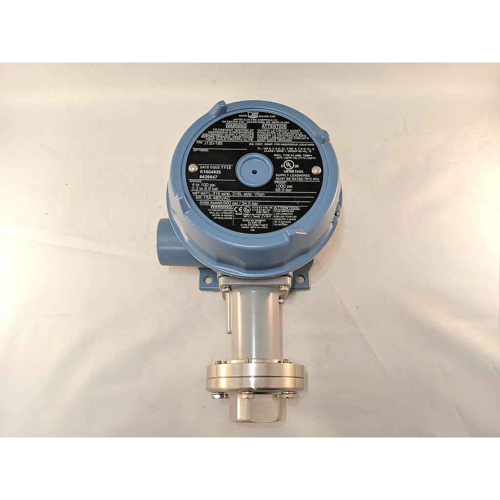 UEC EX-PROOF PRESSURE SWITCH 316SS WETTED PARTS 4-100PSI