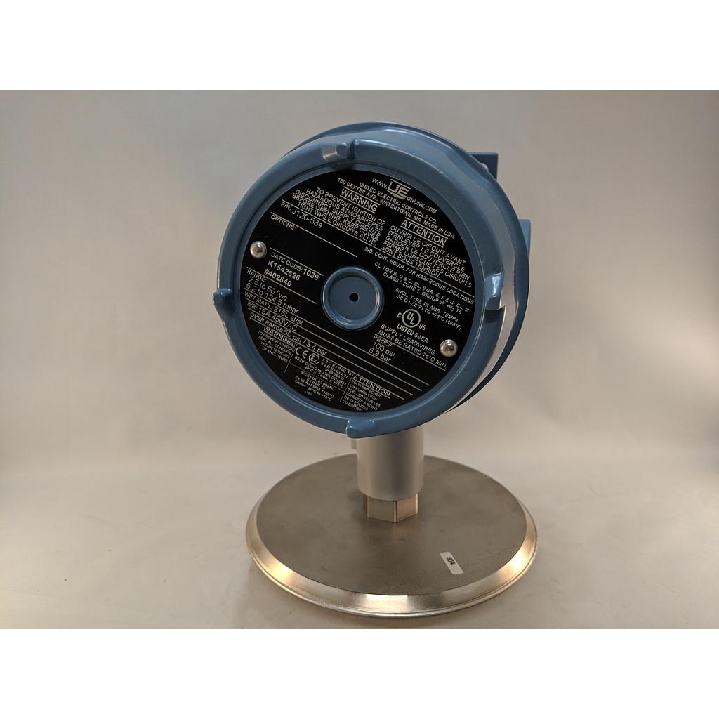 UEC EX-PROOF PRESSURE SWITCH 316SS WETTED 2.5-50"WC 1/2"NPT