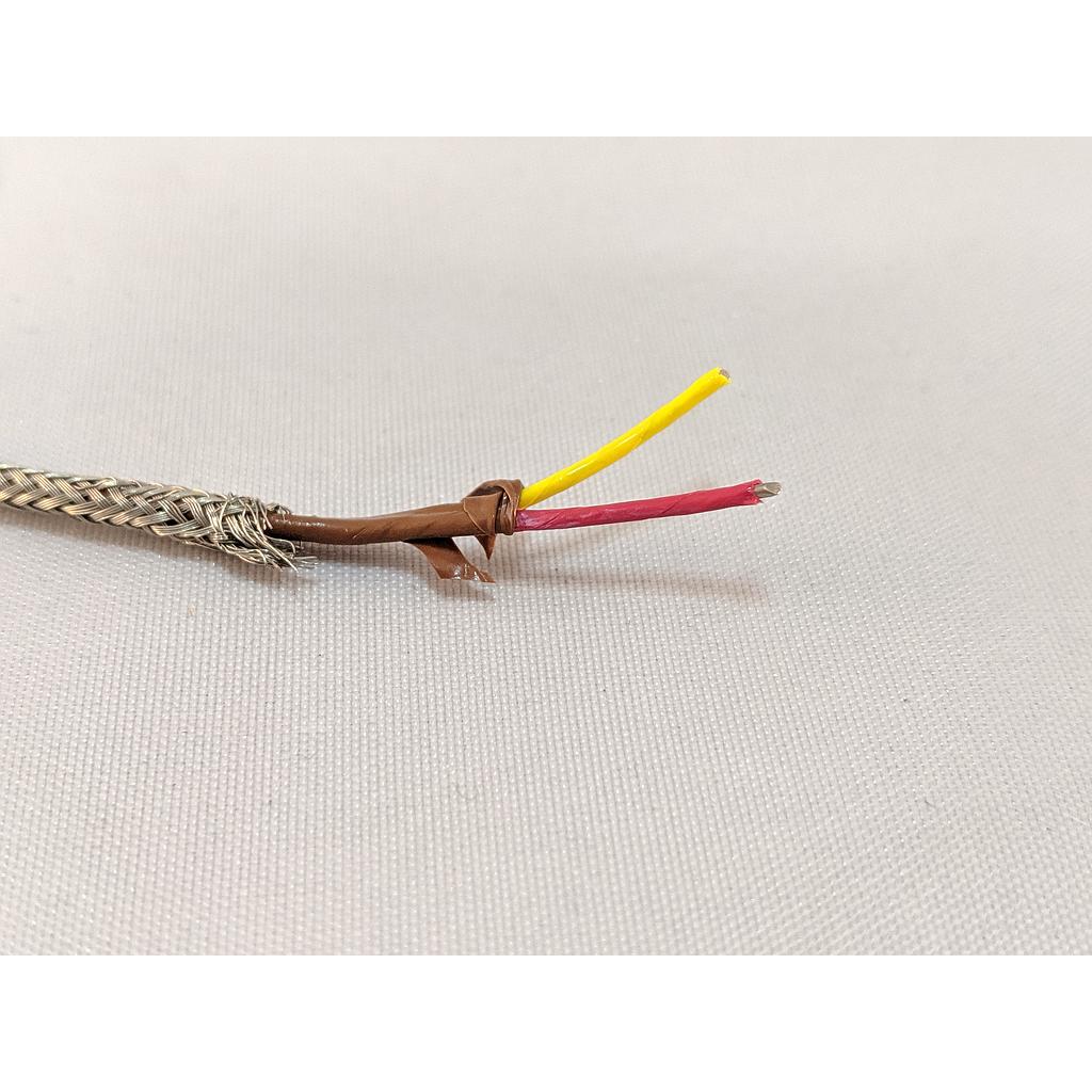 | OBSOLETE | GORDON TYPE K T/C WIRE TFE TAPE TINNED COPPER OVERBRAID 500F K20 1 C 508