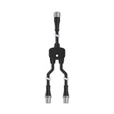 Splitter Cable, M12 4-pin Quick Disconnect (CSA-M12F41M12M41)