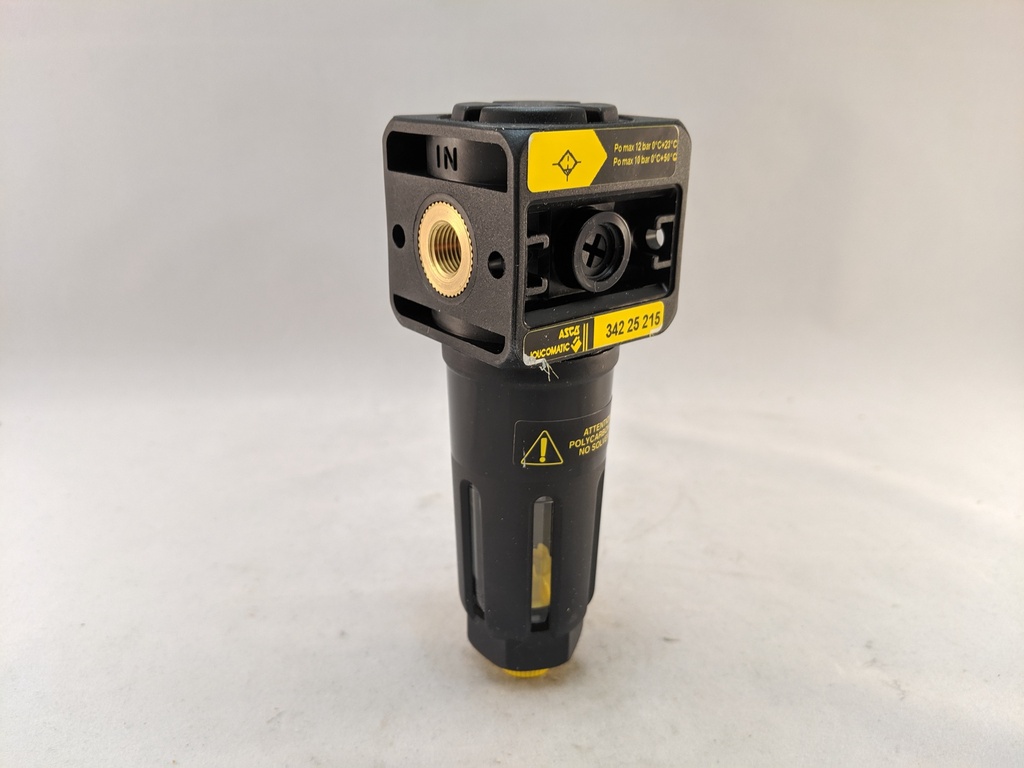 Series 105 FILTER 1/8" NPT-105 25 MIC S-A DRAIN W/ PROTECTION FILTER