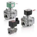 215 Series High-Flow Gas Shut-Off Solenoid Valve (8215), 1" NPT, 120 VAC, Aluminum, 2 Way-2/2 NC