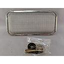 BIN-FLO Aerator L-FG, 3-3/4 in x 7-1/2 in Internal Mount, Fiberglass Diffuser, Galvanized Steel - 16 Mesh Support, Zinc Plated Steel Body