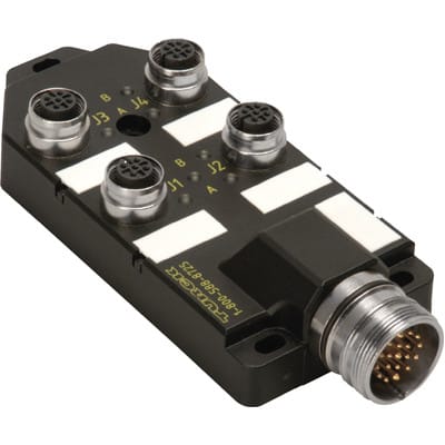 Turck Actuator and Sensor Junction Box, 4 Port (4MB12Z-4P2-CS12H)