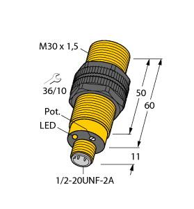 Turck Capacitive Sensor (BCF10-S30-AZ3X-B3131)