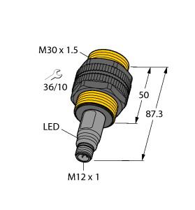 Turck Capacitive Sensor (BCT10-S30-UP6X2-H1151)