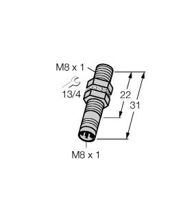 Turck Inductive Sensor (BI1.5-EG08K-Y1-V1131)