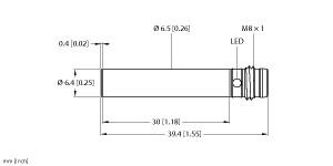 Turck Inductive Sensor (BI1.5-H6.5-Y1-V1131)
