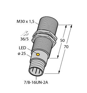 Turck Inductive Sensor (BI10-G30-AN6X-B1141)