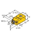 Turck Inductive Sensor, Ring Sensor (BI10R-Q14-AN6X2-H1141)