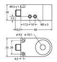 Turck Inductive Sensor, Ring Sensor (BI10R-W30-DAP6X-H1141)