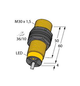 Turck Inductive Sensor (BI10U-S30-AN6X)