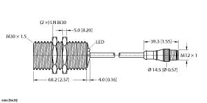 Turck Inductive Sensor, With Weldguard® coating (BI12-GT30-AD4X-0.3-RS4.23T/S1589)
